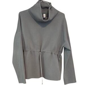 Varley Barton Sweatshirt Pullover Top, adjustable drawstring waist, size Large